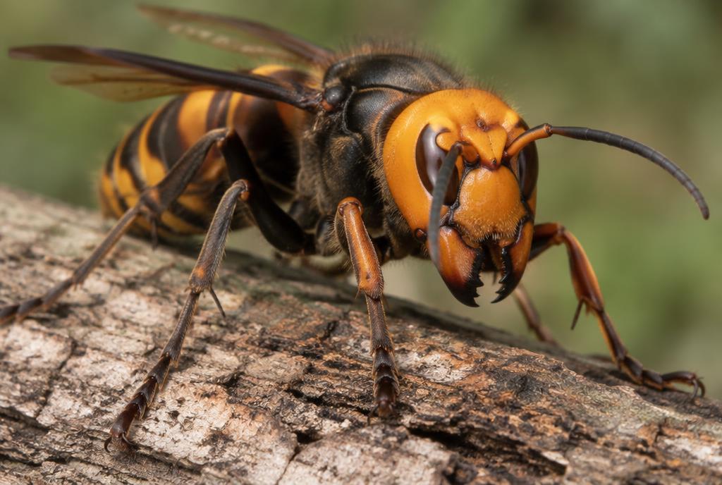 Asian Giant Hornet (Vespa mandarinia) found in Chiang Mai, Thailand